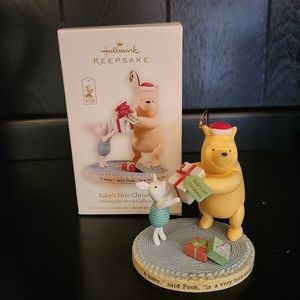 2008 Hallmark Keepsake Ornament Baby's 1st Christmas Winnie the Pooh Collection
